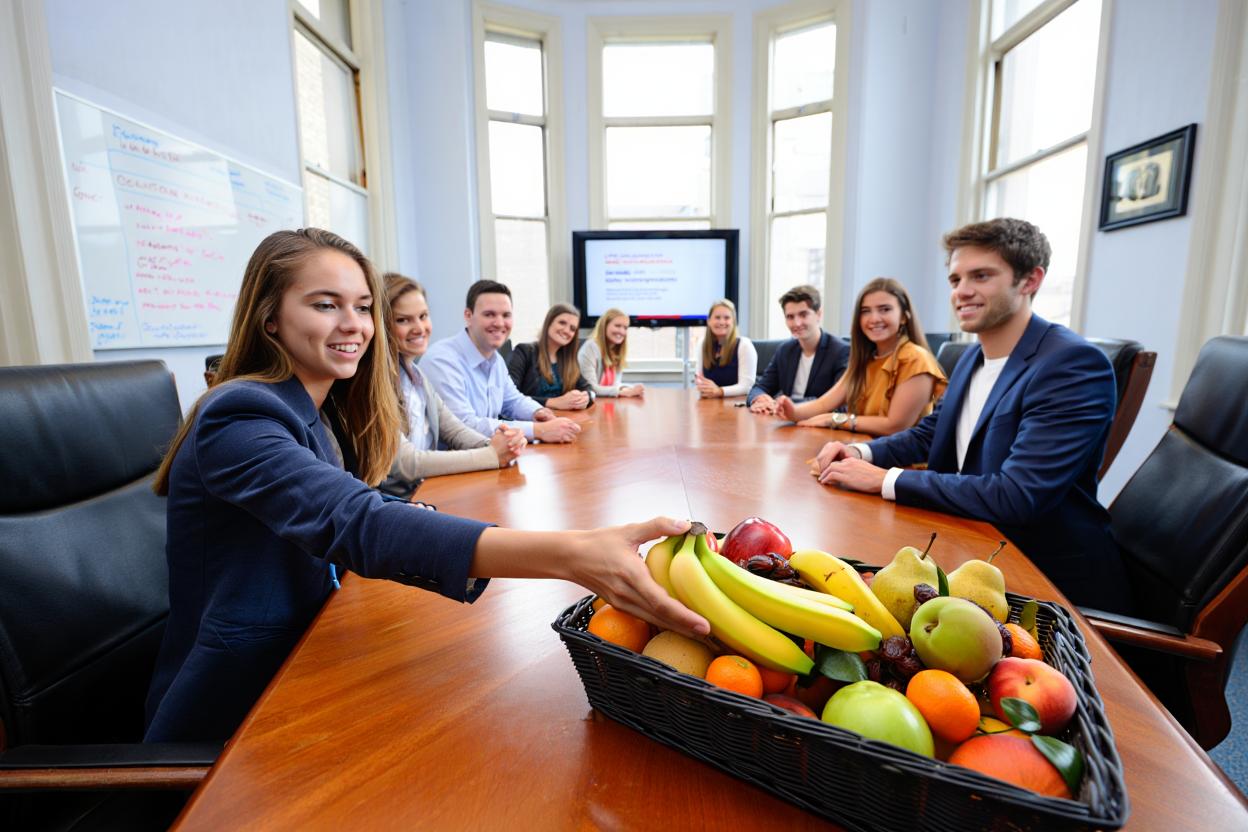 Livraison panier de fruits en entreprise